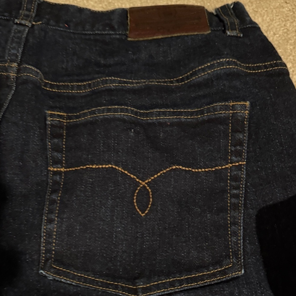 Lauren Ralph Lauren Dark Blue Ankle Jeans - Picture 13 of 13